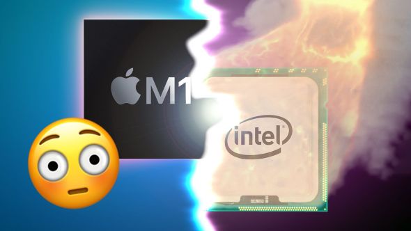 مقارنة بين سرعة M1 MacBook Pro و Intel MacBook Pro