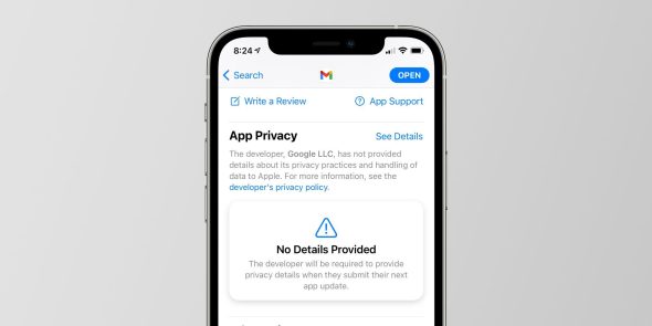 جوجل لم تحدث تطبيقاتها في iOS لتجنب تقديم ملصق الخصوصية