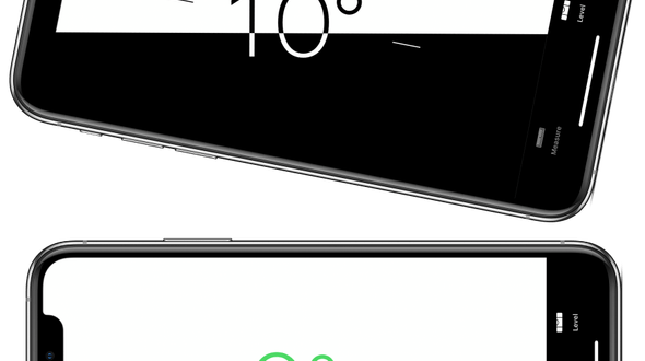 قم بتحويل الآي-فون إلى ميزان رقمي لضبط مستوى الأشياء من حولك