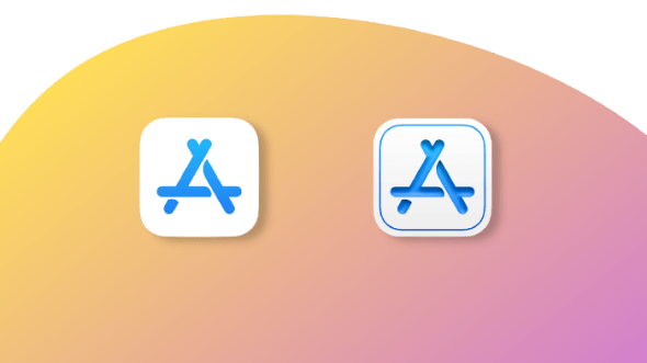 Updated design for the Apple Store Connect app