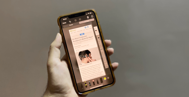 حيل مفيدة في أداة لقطة الشاشة على الآي-فون