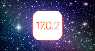 من iPhoneIslam.com، خلفية مرصعة بالنجوم مع النص 17 7 2 تتميز بـApple وiOS.