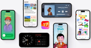 من iPhoneIslam.com، مجموعة من أجهزة iPhone التي تحتوي على تطبيقات iOS مختلفة، بما في ذلك الدليل الكامل لتحديث جهازك إلى إصدار iOS