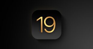 من iPhoneIslam.com، أيقونة مربعة سوداء تحمل الرقم "19" بأحرف ذهبية عريضة على خلفية متدرجة داكنة، تذكرنا بشكل خفي بعناوين الأخبار.