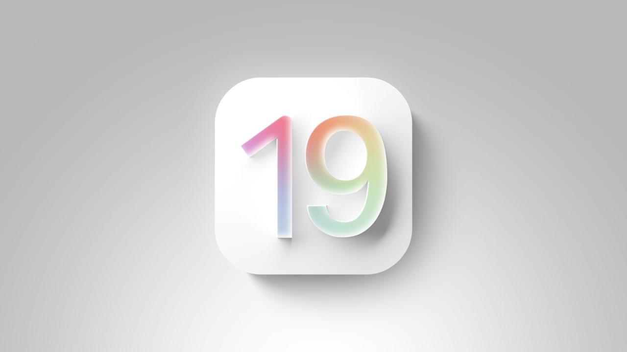 من iPhoneIslam.com، مربع أبيض مستدير يحمل الرقم 19 بألوان متدرجة باستيل، في وسطه خلفية رمادية فاتحة، يمثل ملخصًا أسبوعيًا لأبرز أخبار التقنية.